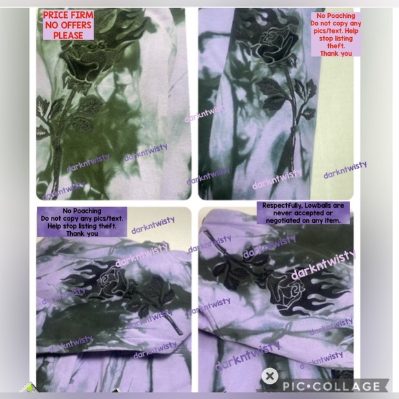 BNWT CIVIL REGIME BLACK ROSE HOODIE LAVENDER DREAM WASH LRG MENS HOODIE UNISEX - Picture 8 of 15